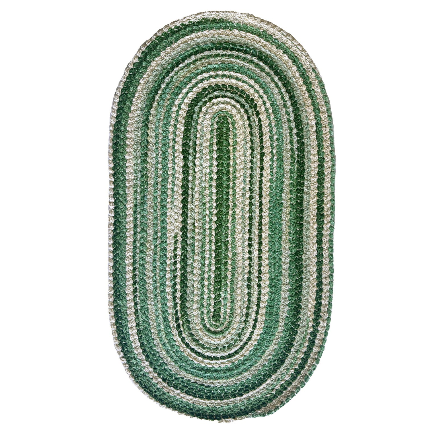 Crafted - 27" x 9' Runner Oval Braided Rug
