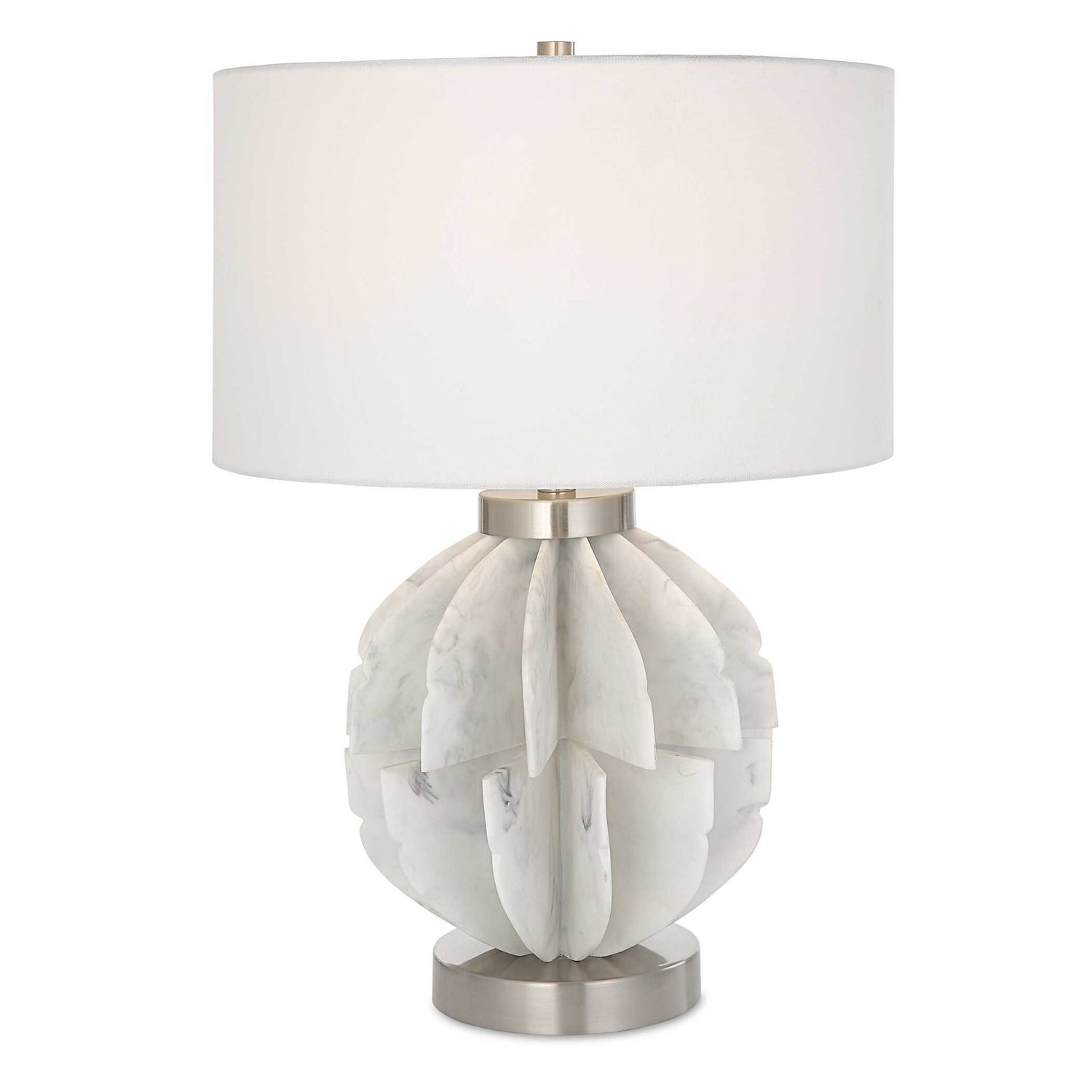 Repetition - Marble Table Lamp - White