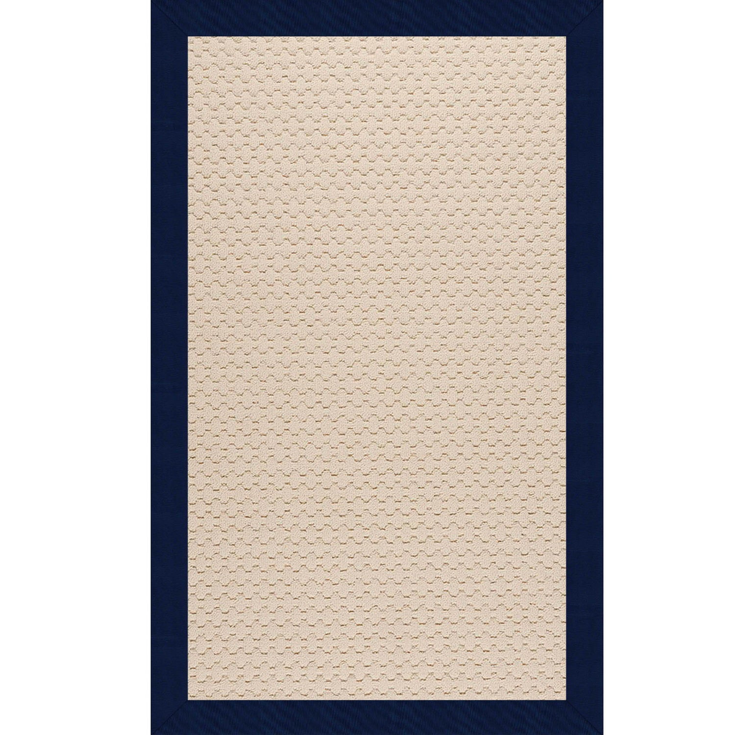 Creative Concepts-Beach Sisal - Indoor/Outdoor Bordered Rug - Canvas Neptune