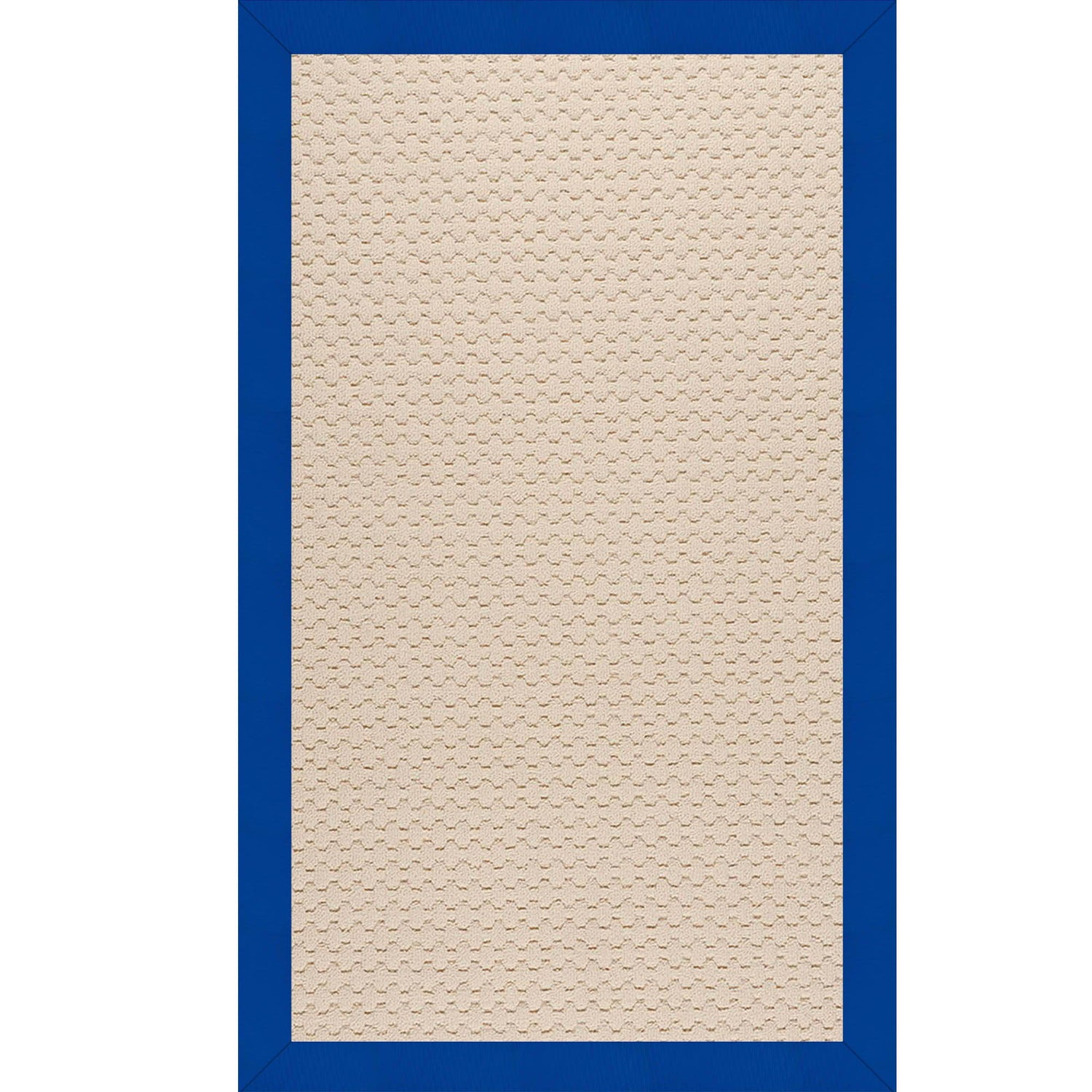 Creative Concepts-Beach Sisal - Indoor/Outdoor Bordered Rug - Canvas Pacific Blue