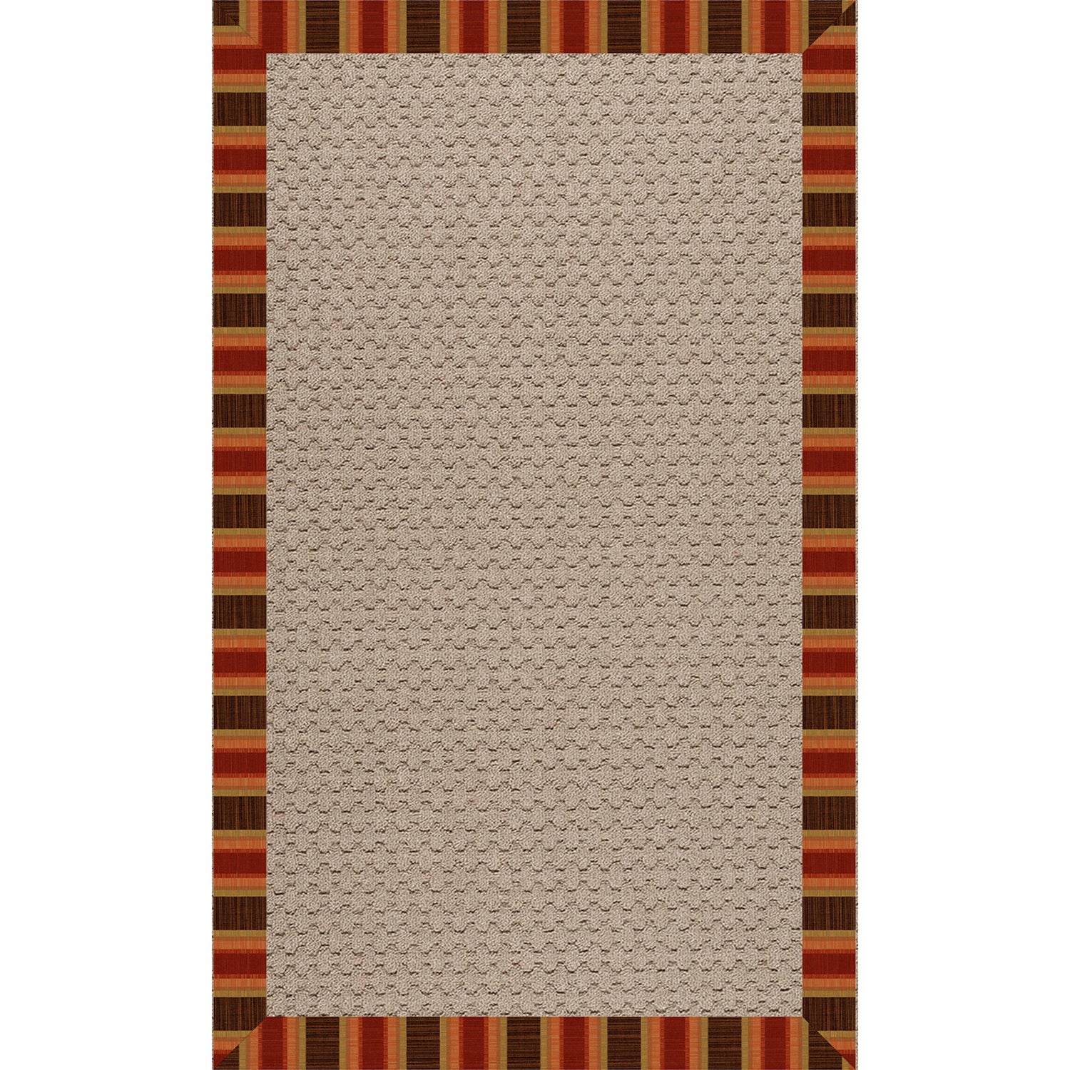 Creative Concepts-Grassy Mtn. - 7' 9" x 7' 9" Bordered Area Rug