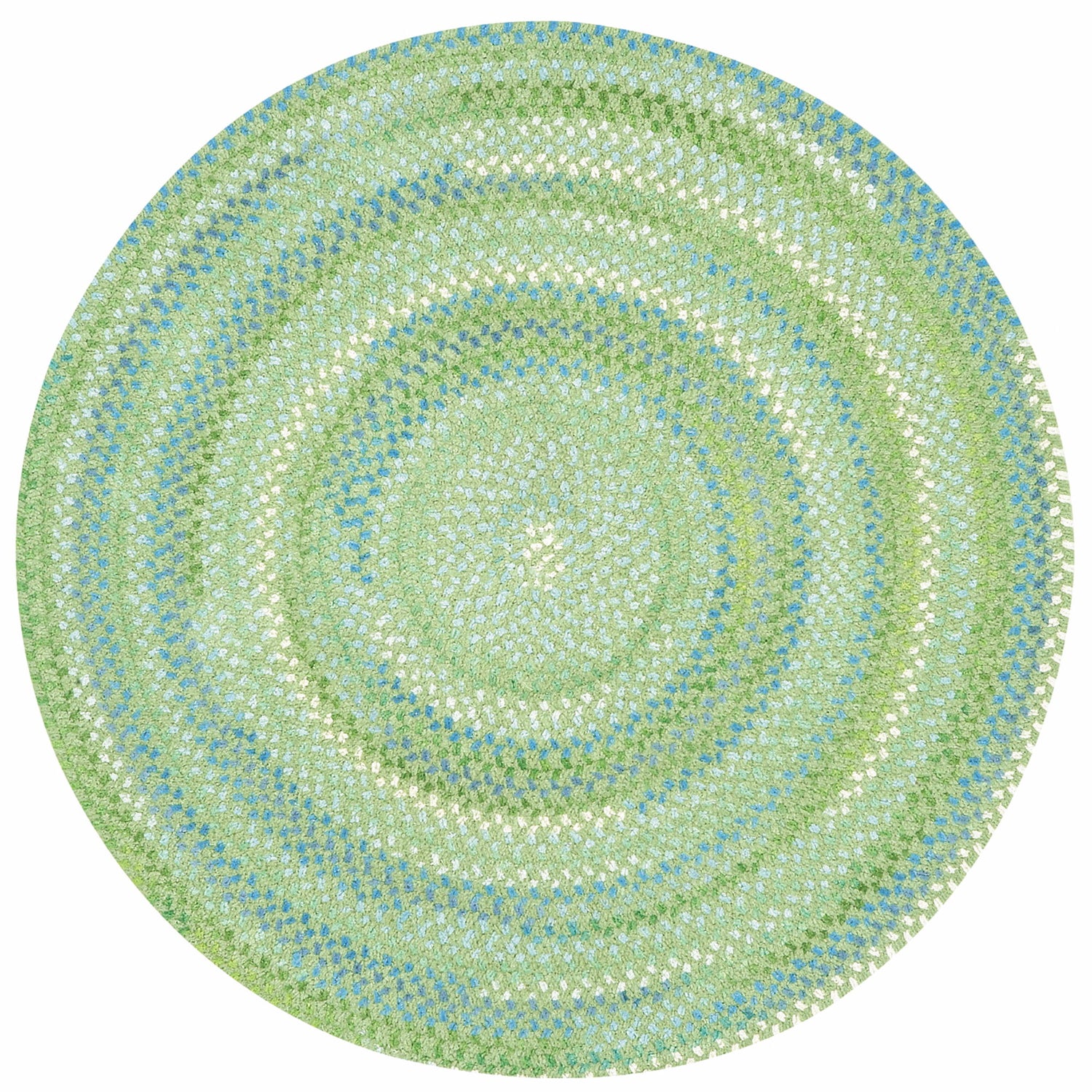 Sailor Boy - Round Braided Rug - Sea Monster Green