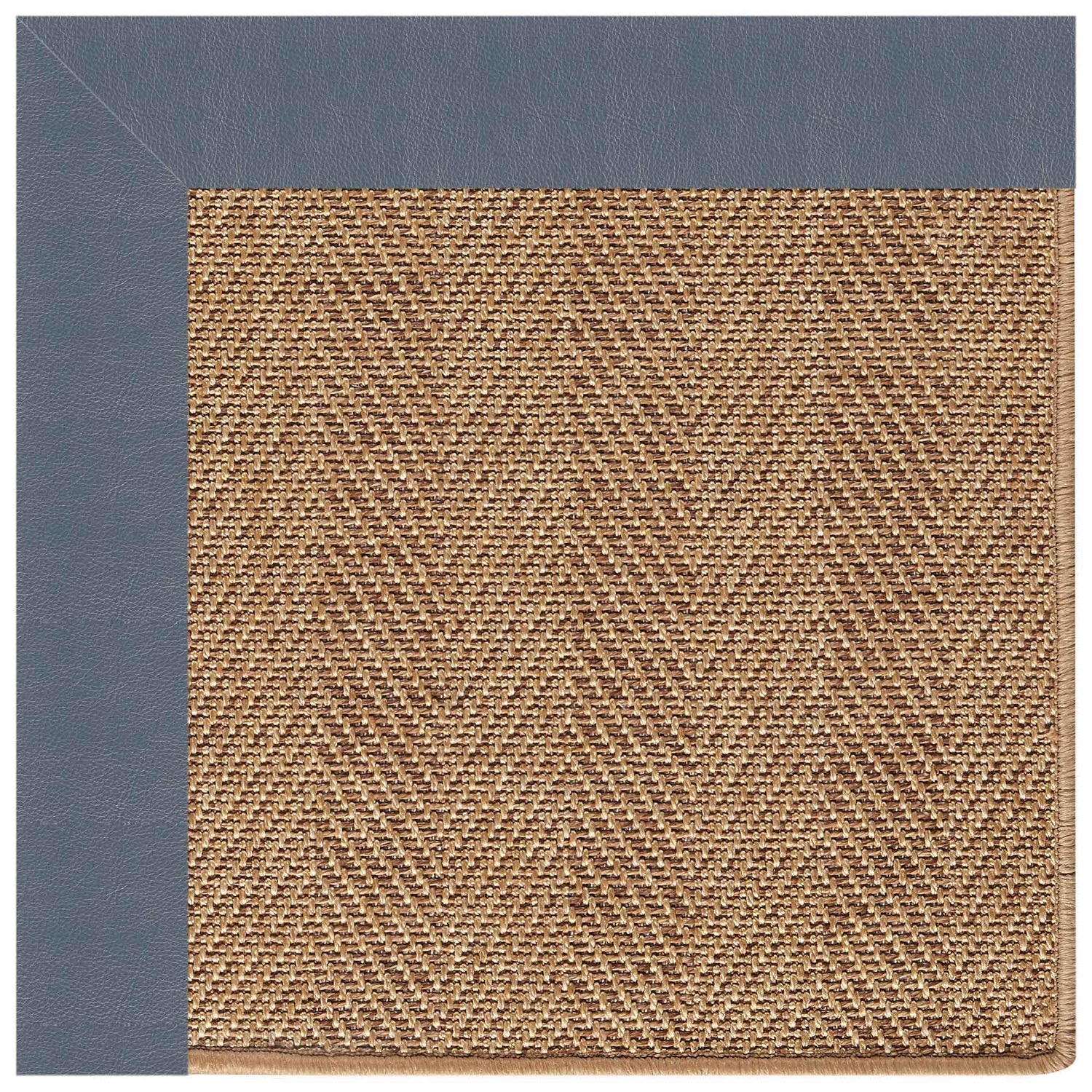 Islamorada-Herringbone - 7' 9" x 7' 9" Indoor/Outdoor Bordered Rug - Classic Comet