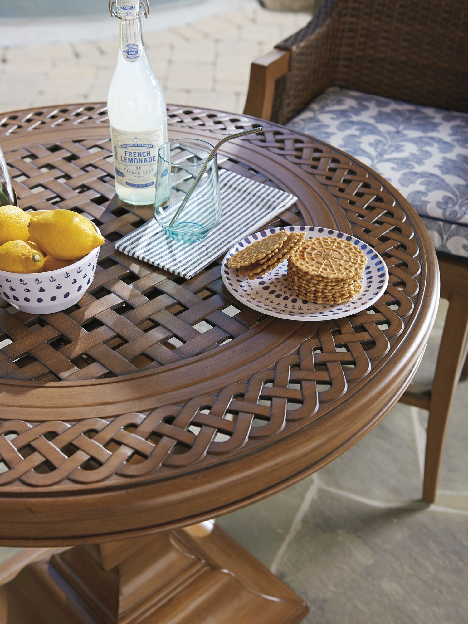Harbor Isle - Bistro Table - Dark Brown