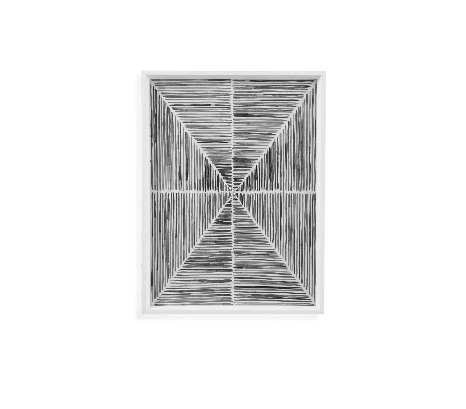 Vibrato I Framed Print - Gray