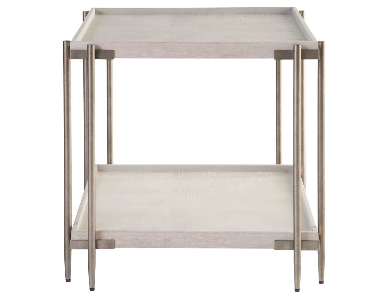 Avaline - Selkie End Table - Bronze / Gray