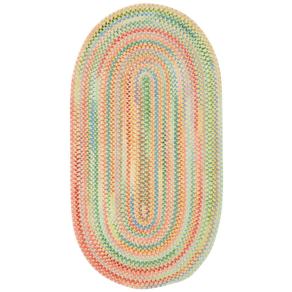 Cutting Garden - 36" x 60" Oval Braided Rug