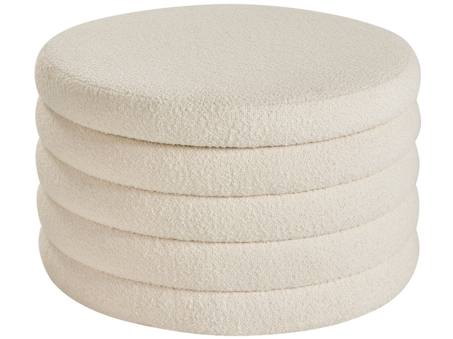New Modern - Obi Storage Ottoman - White