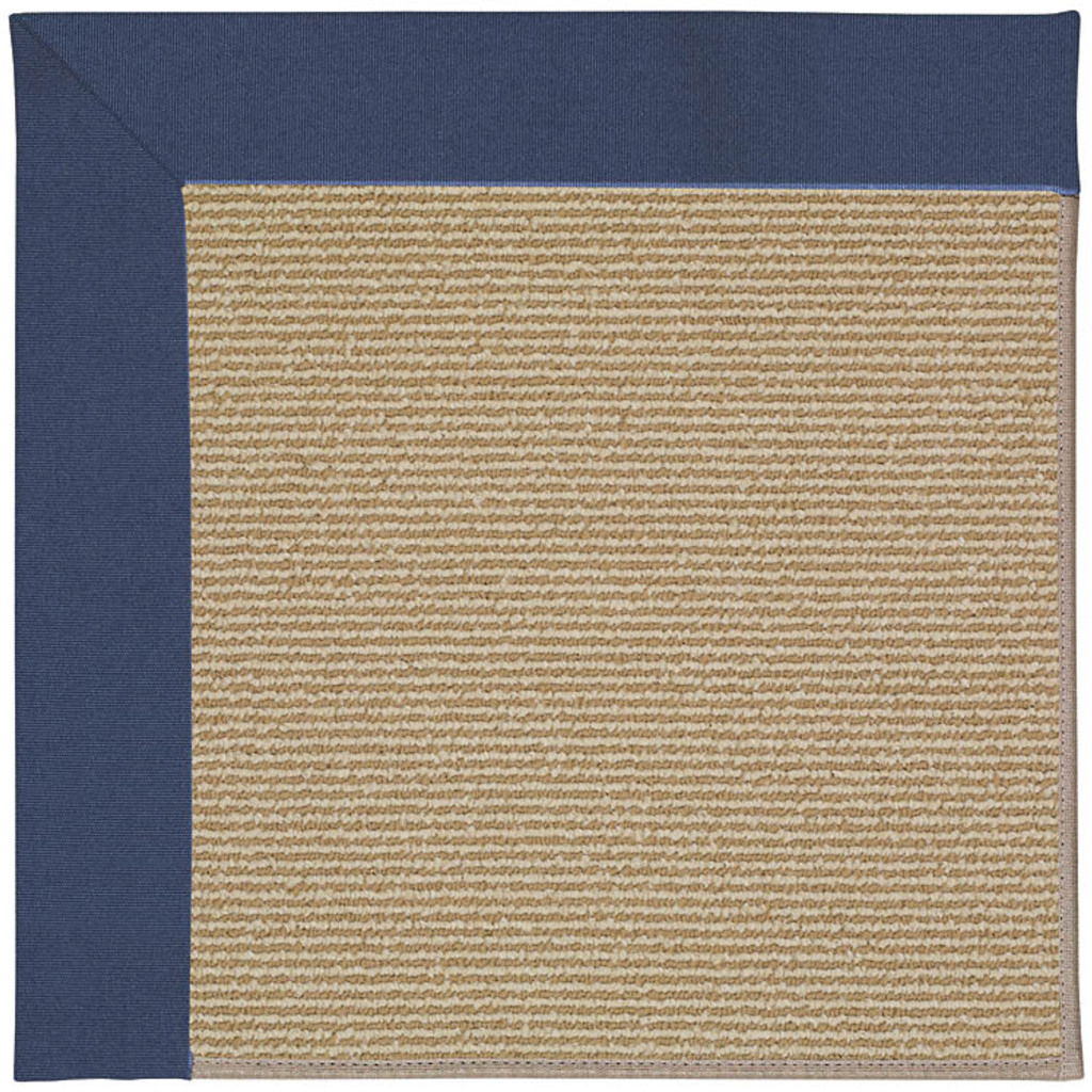 Creative Concepts-Sisal - Indoor/Outdoor Bordered Rug - Canvas Neptune