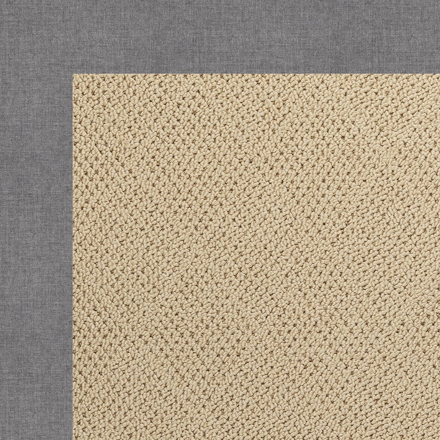 Creative Concepts-Cane Wicker - 10' x 14' Indoor/Outdoor Bordered Rug - Canvas Slate
