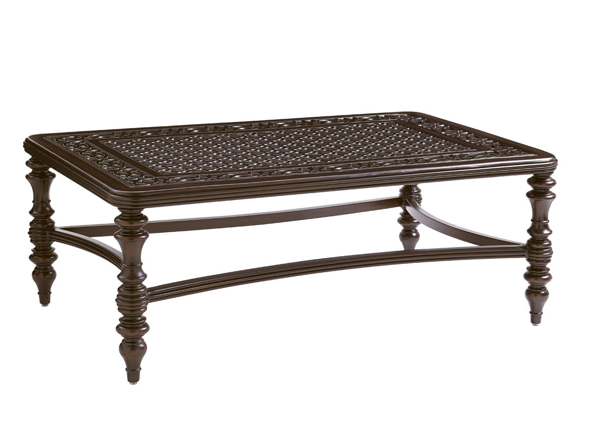 Royal Kahala Black Sands - Rectangular Cocktail Table - Dark Brown