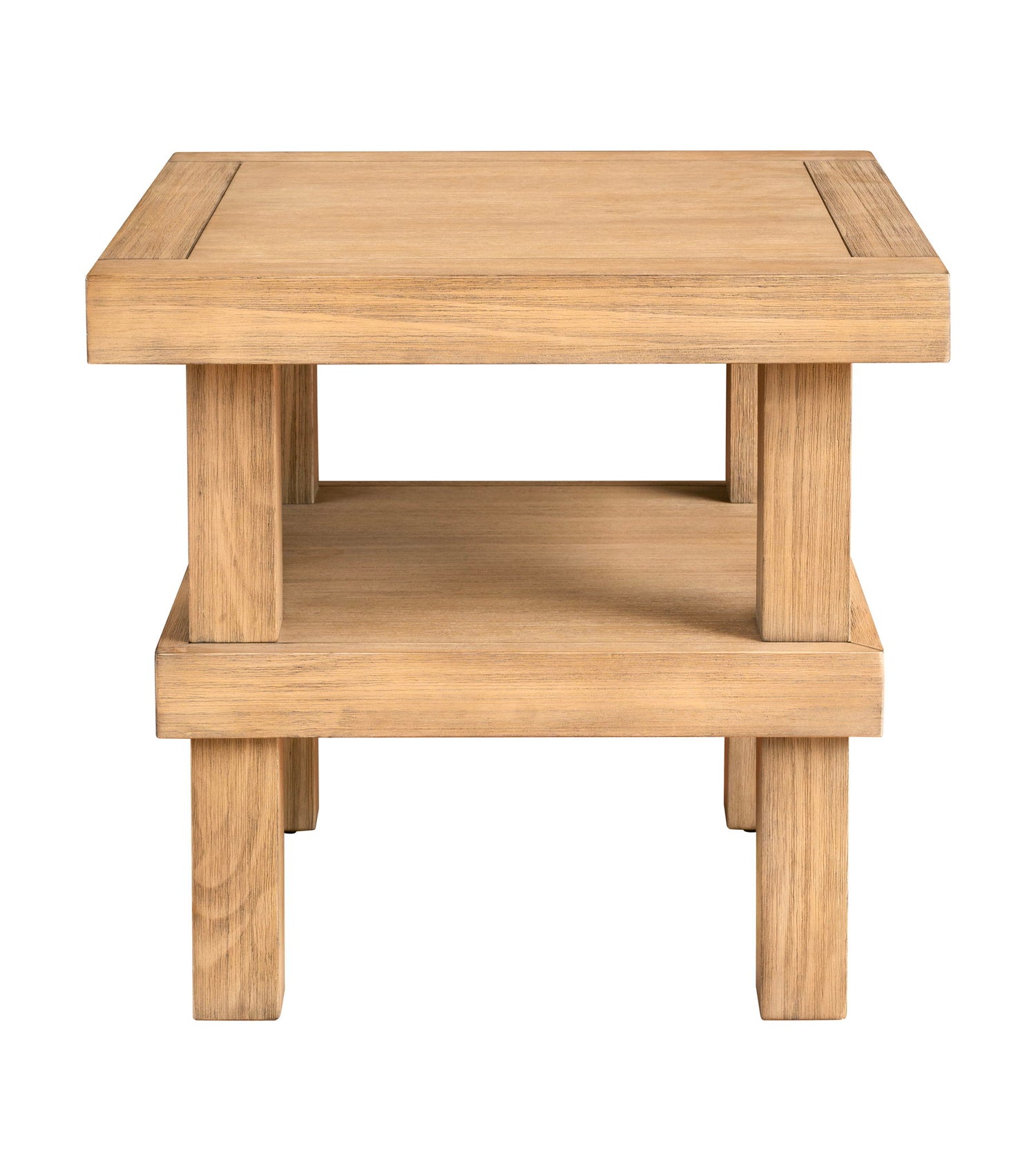 Riggs - End Table - Wheat Oak