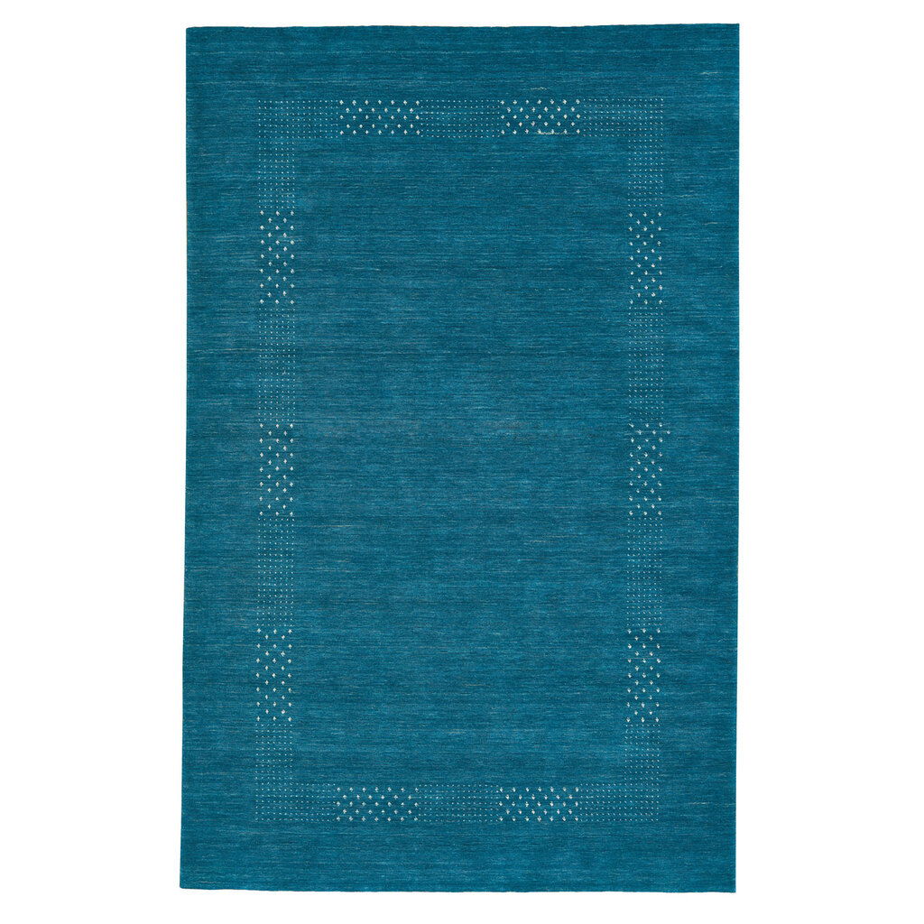 Simply Gabbeh - Hand Loomed Area Rug - Turquoise