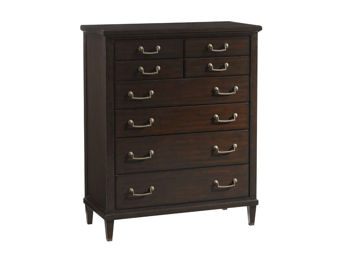 Kensington Place - Parker Drawer Chest - Dark Brown