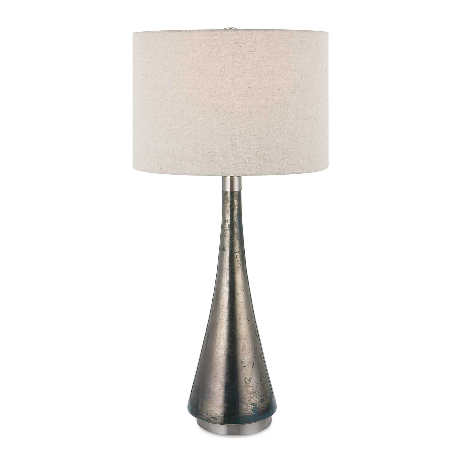 Contour - Metallic Glass Table Lamp - Dark Gray