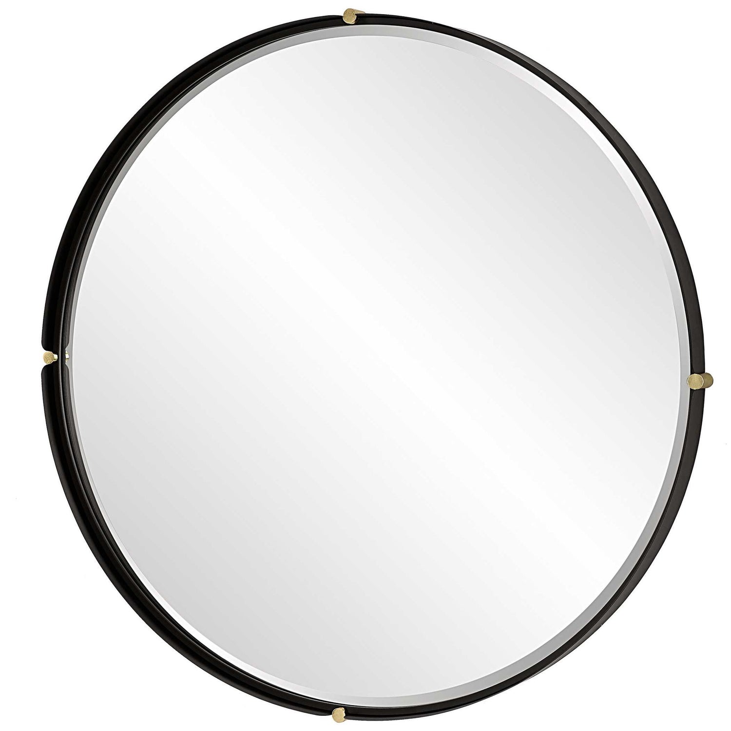 Bonded - Round Mirror - Black