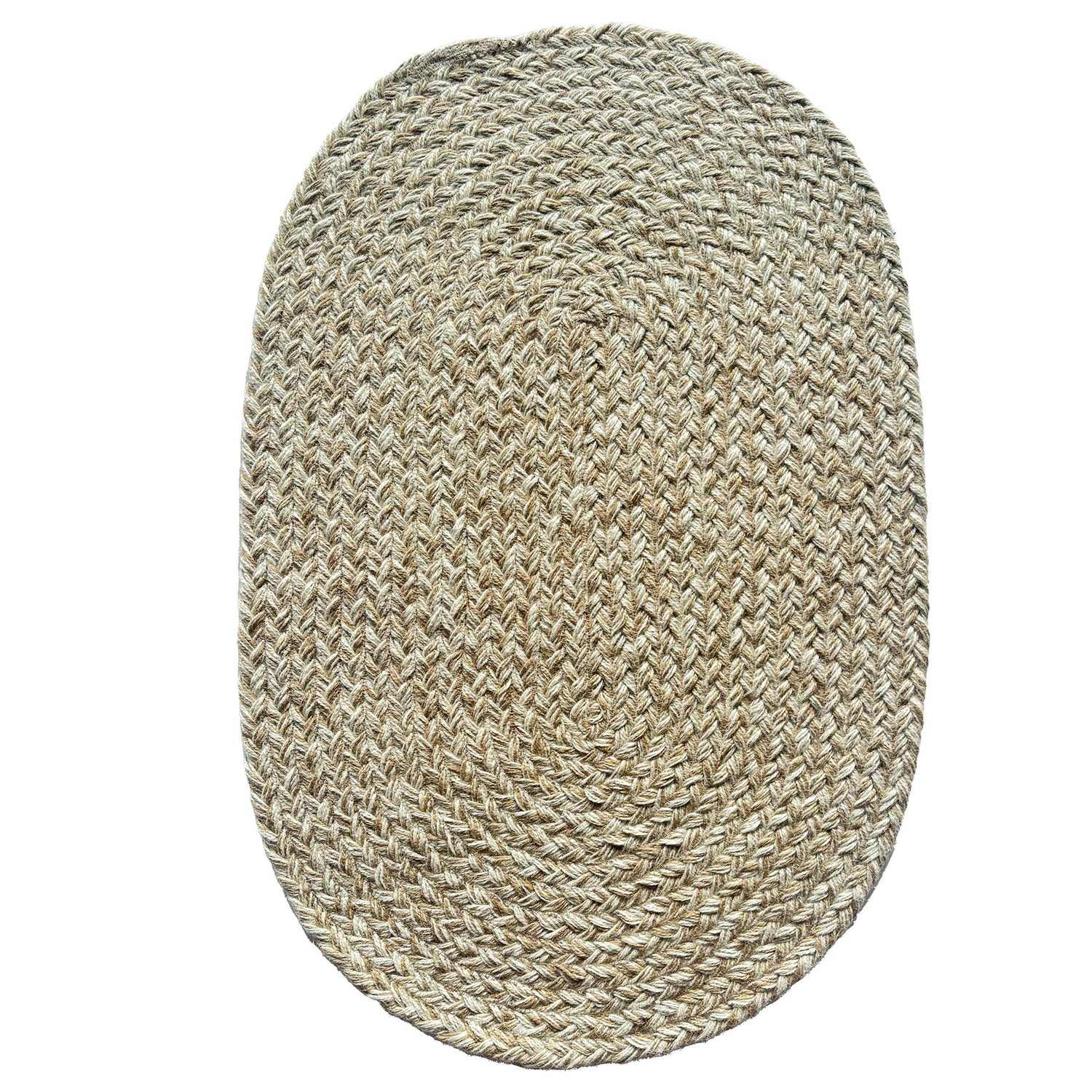 Terra Harvest - Oval Braided Rug - Wheat
