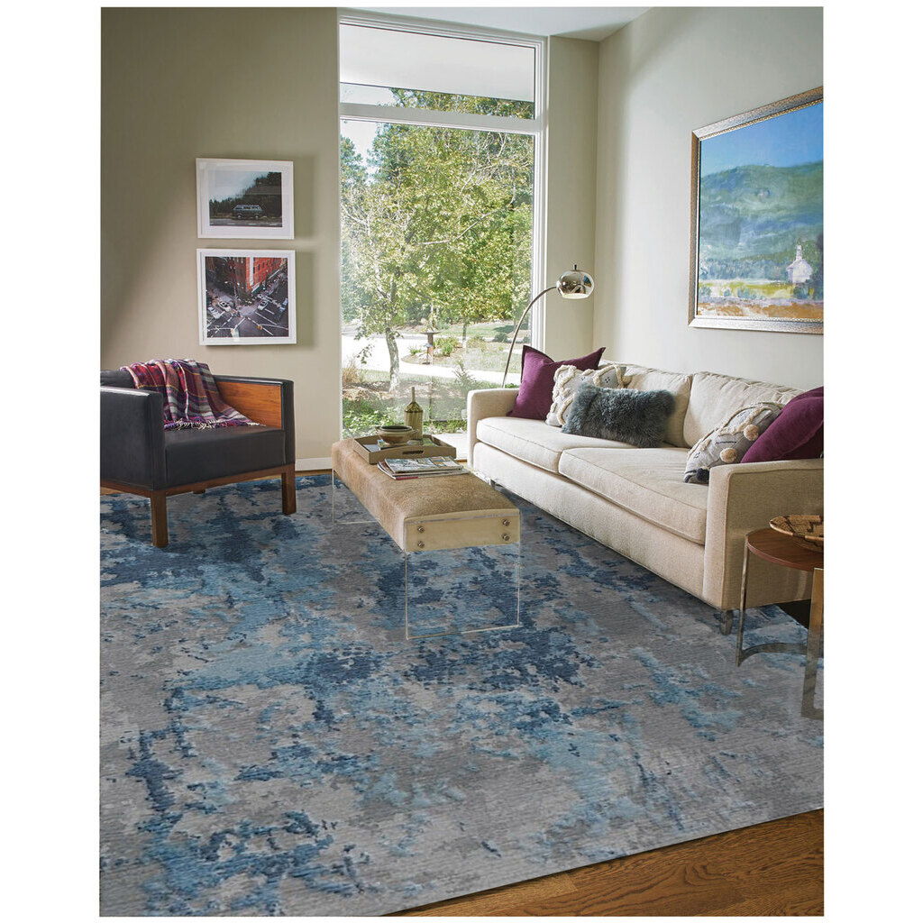 Tasanee - Hand Knotted Rug - Ocean