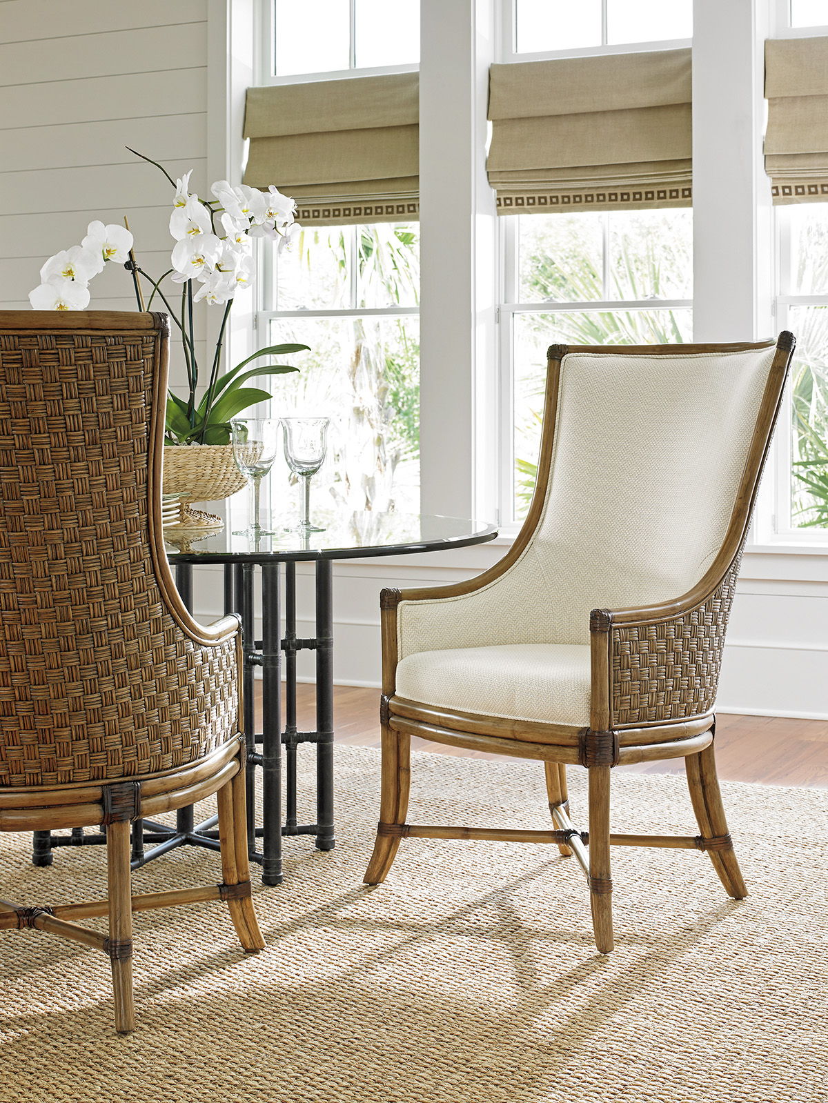 Twin Palms - Balfour Host Chair - Light Brown