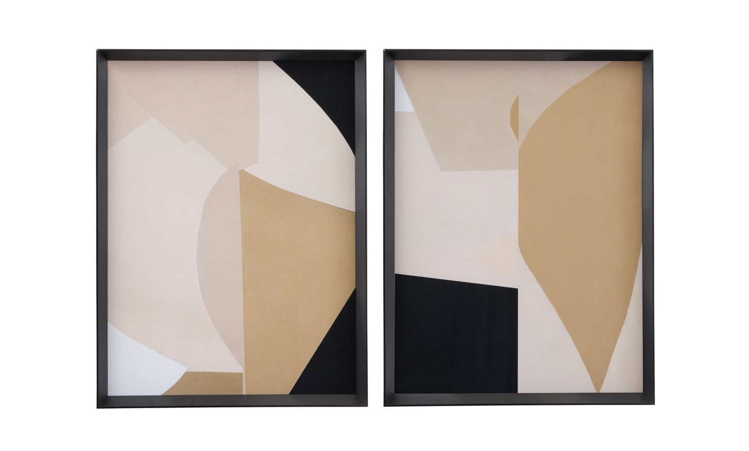 Moderne Framed Print (Set of 2) - Black