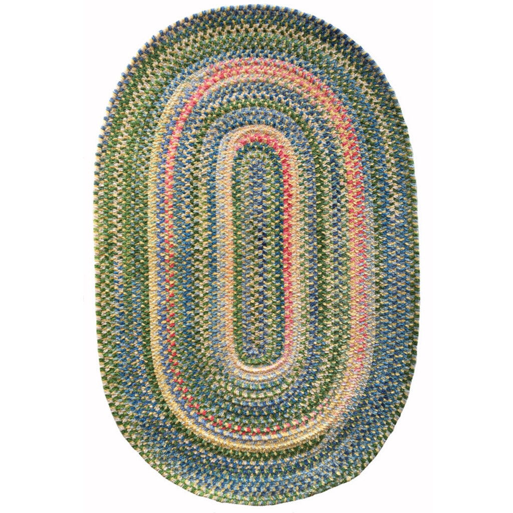 Bailey - Oval Braided Rug - Sprout