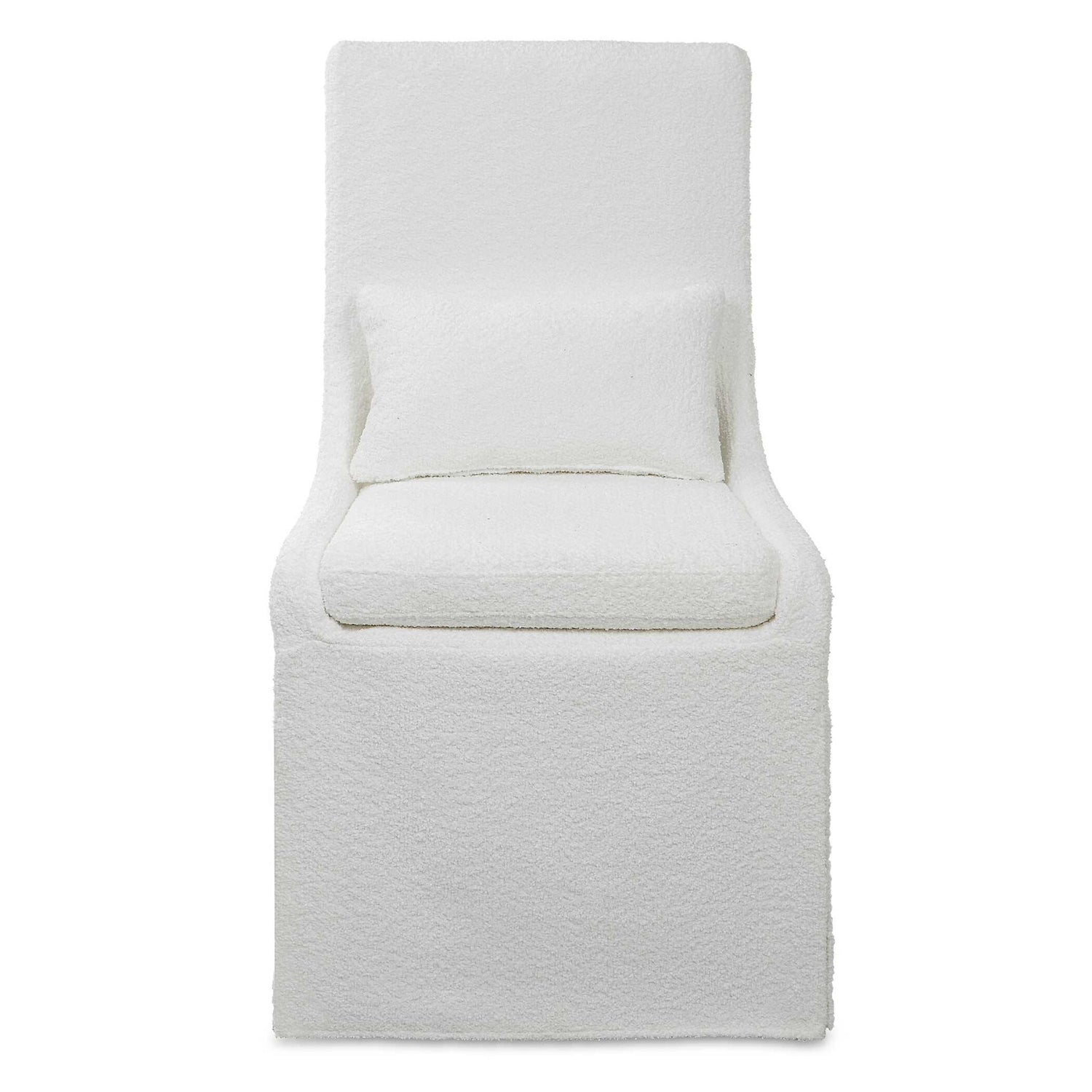 Coley - Armless Chair - White