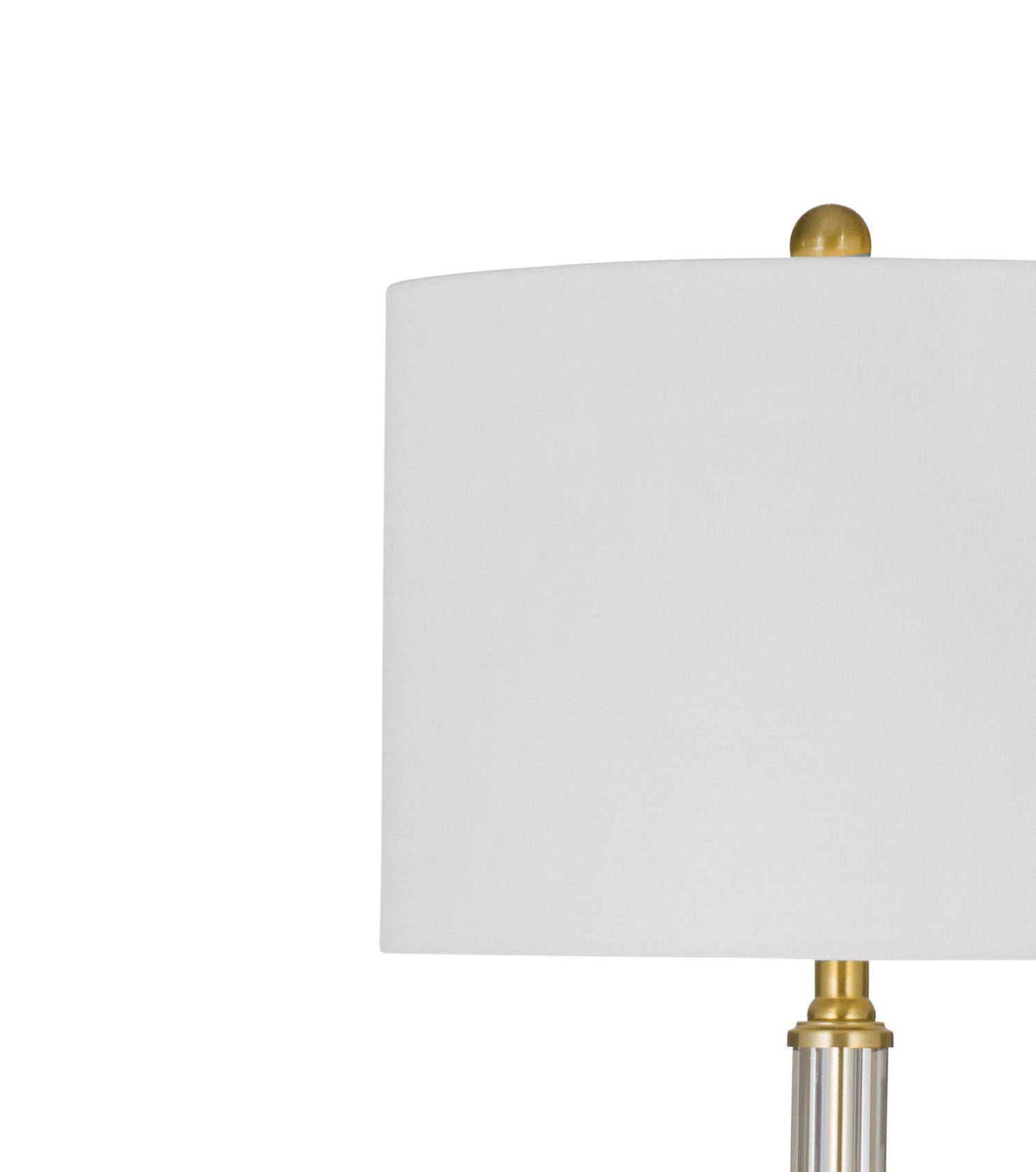 Yukon - Table Lamp - Clear / Antique Brass