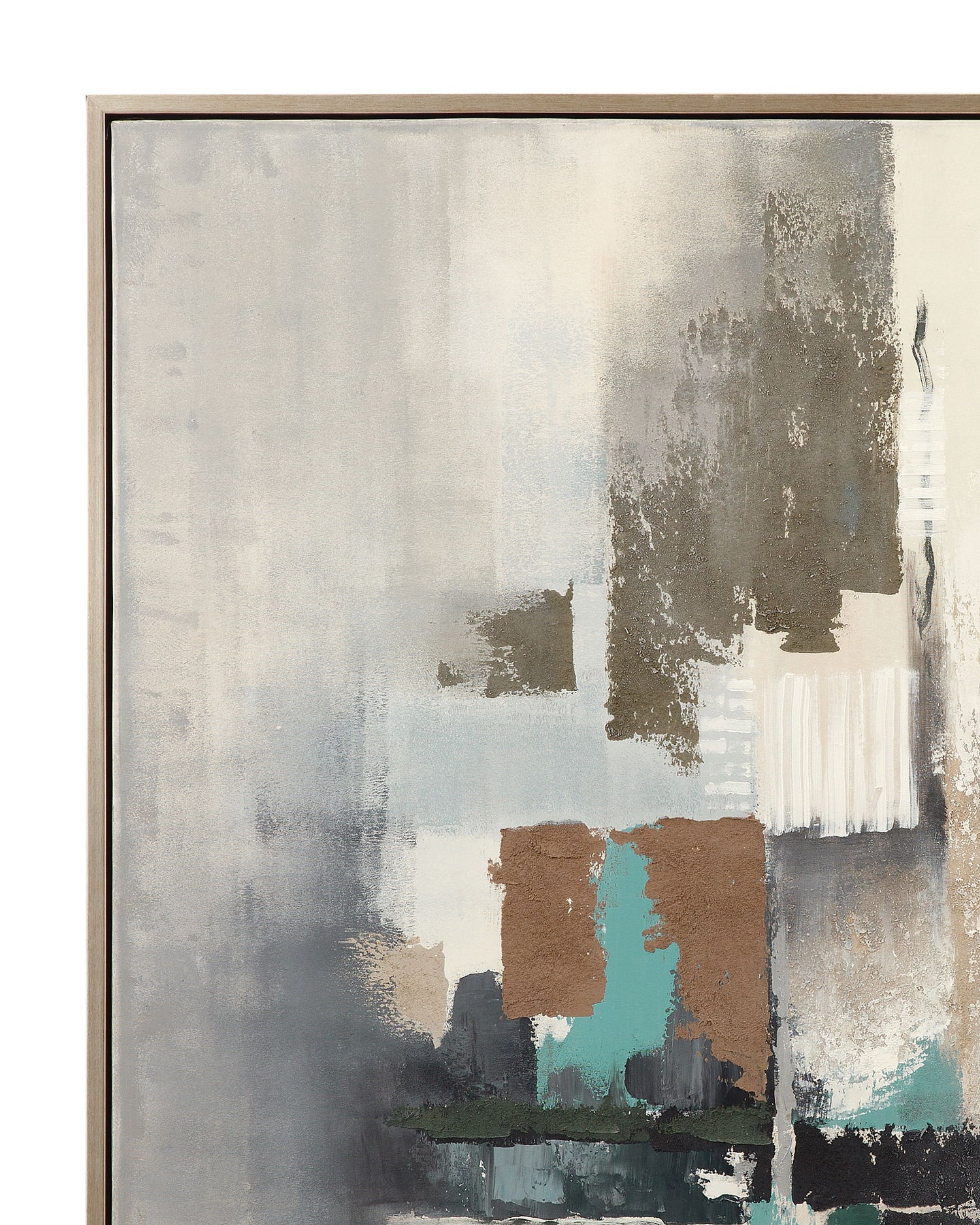 Couture Framed Canvas - Gray