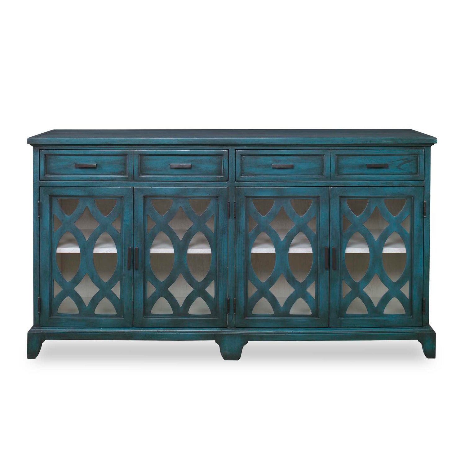 Oksana - Wooden Credenza - Green