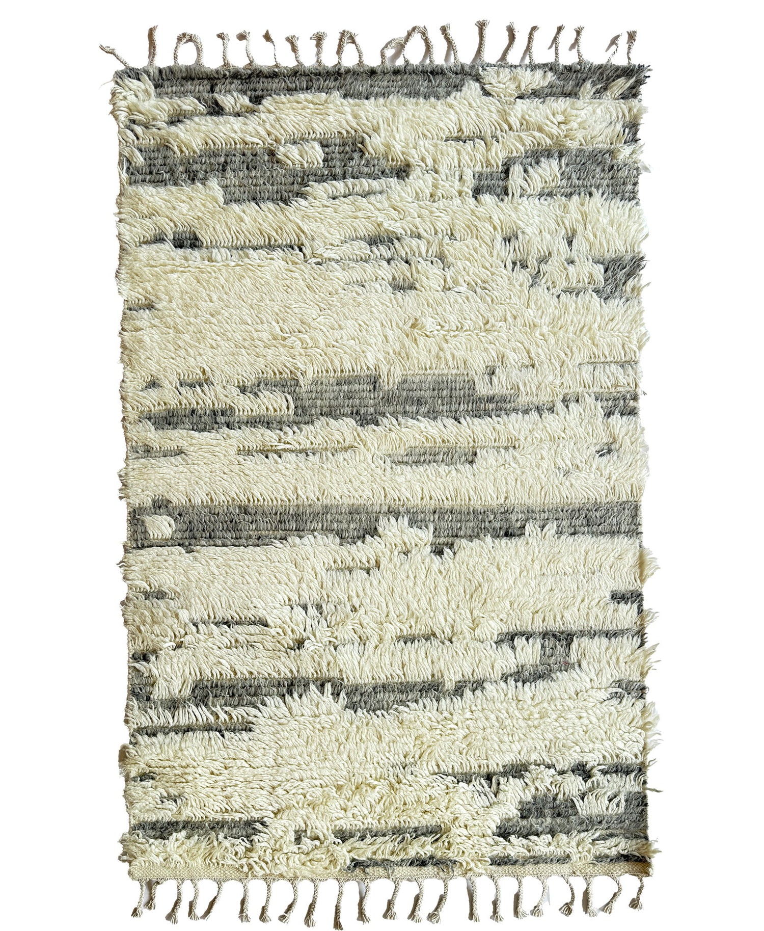 Nomad - Hand Knotted Rug - Ivory Grey