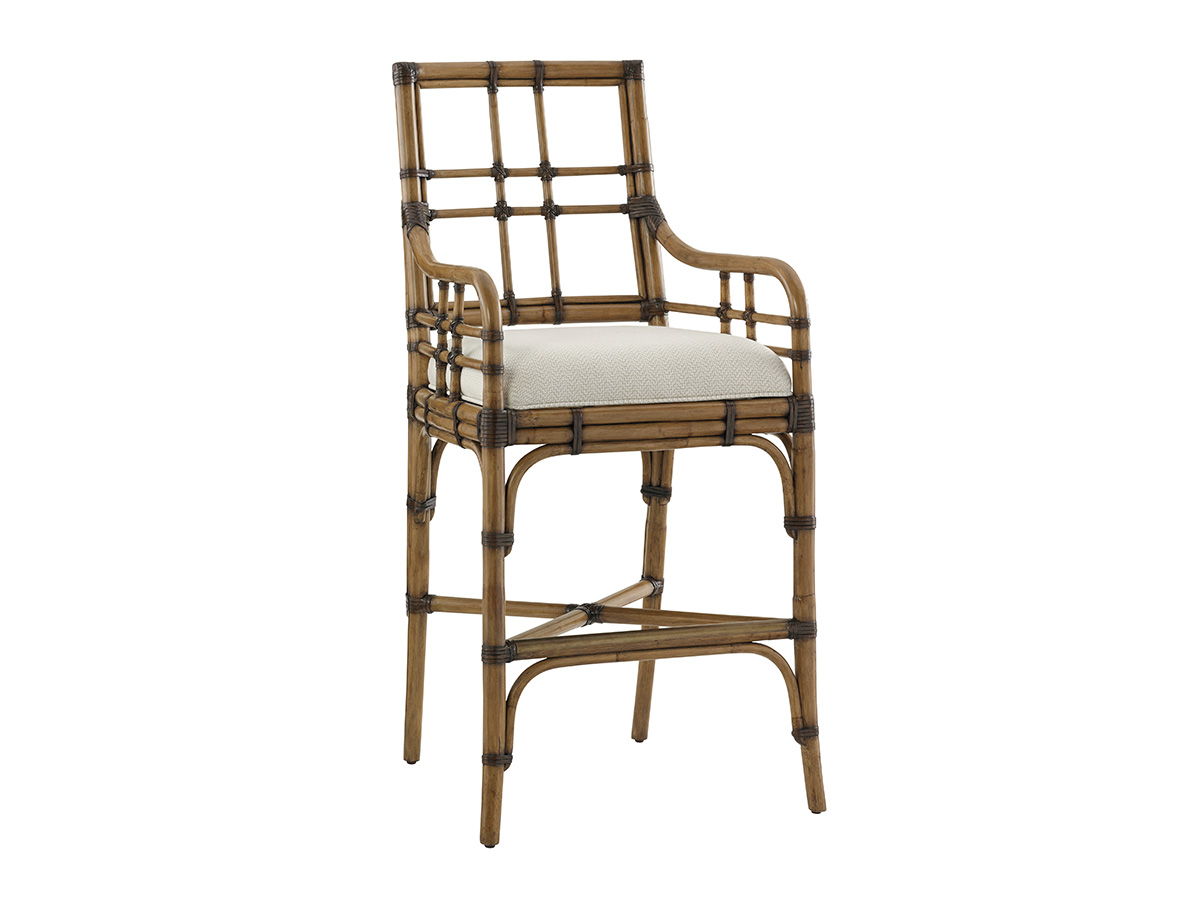 Twin Palms - Lands End Bar Stool - Light Brown