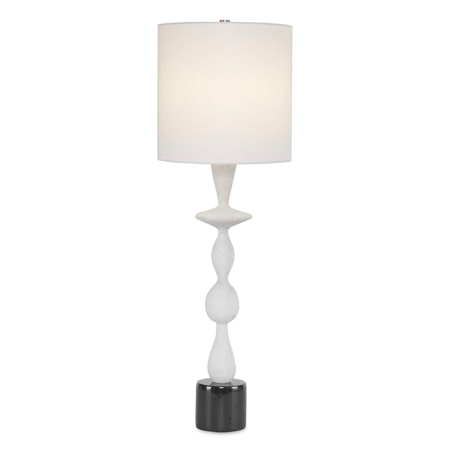 Inverse - Marble Table Lamp - White