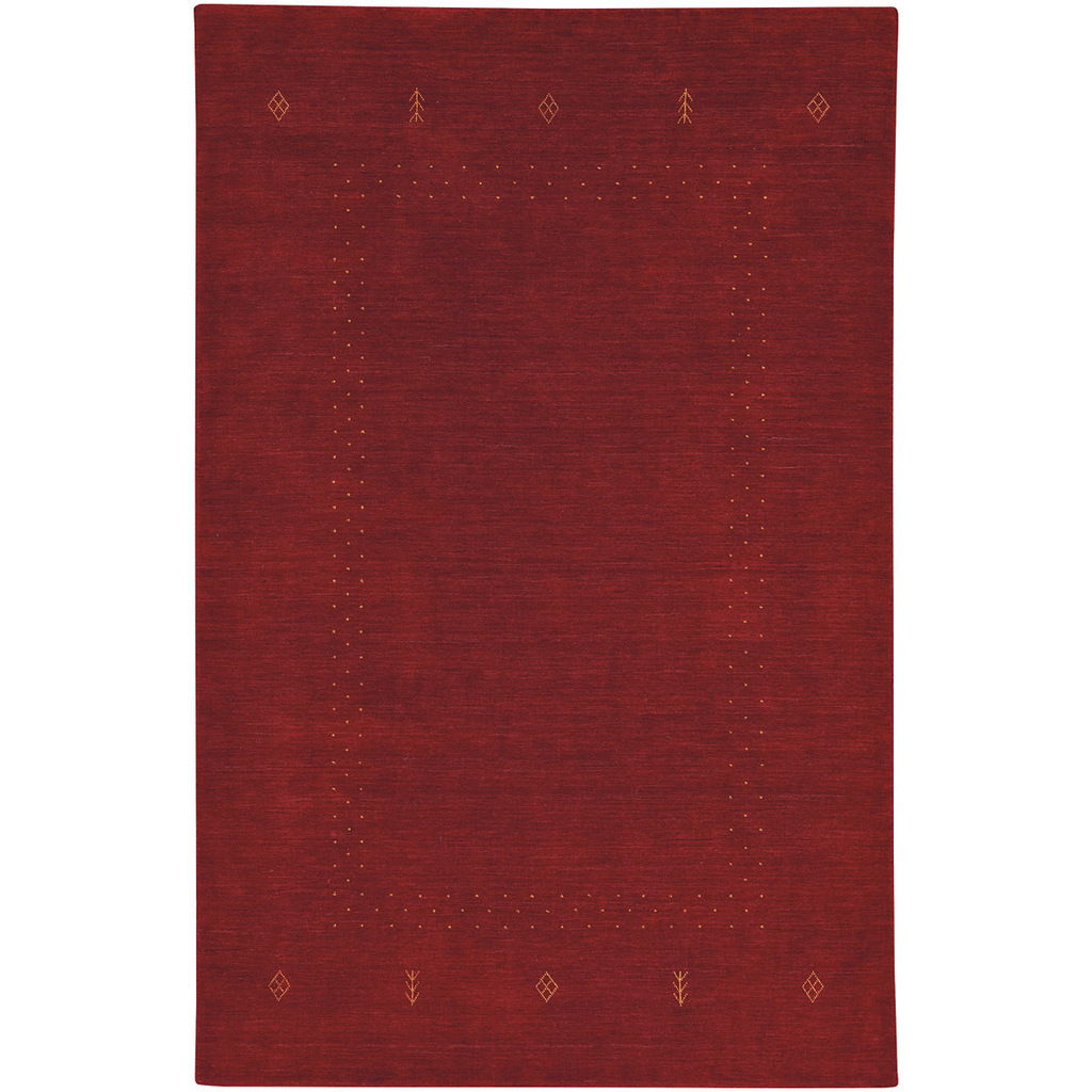 Simply Gabbeh - Hand Loomed Area Rug - Red Clay