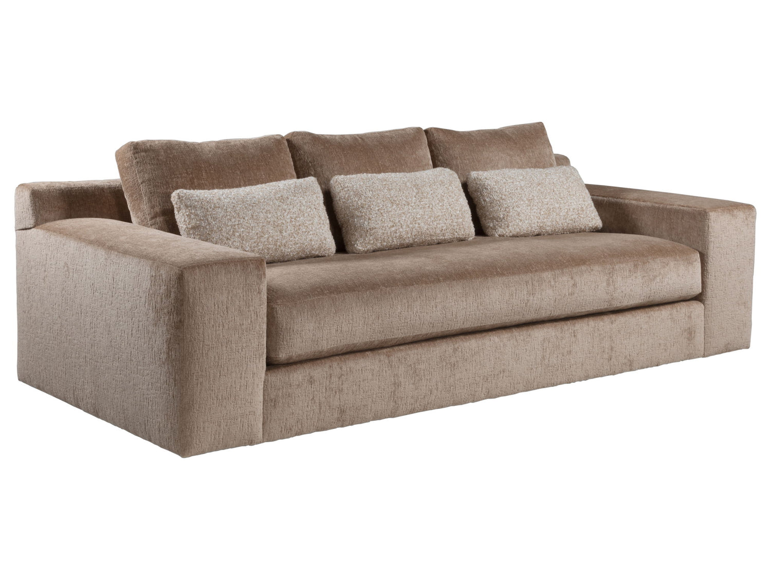 Artistica Upholstery - Rita Bench Seat Sofa - Light Brown