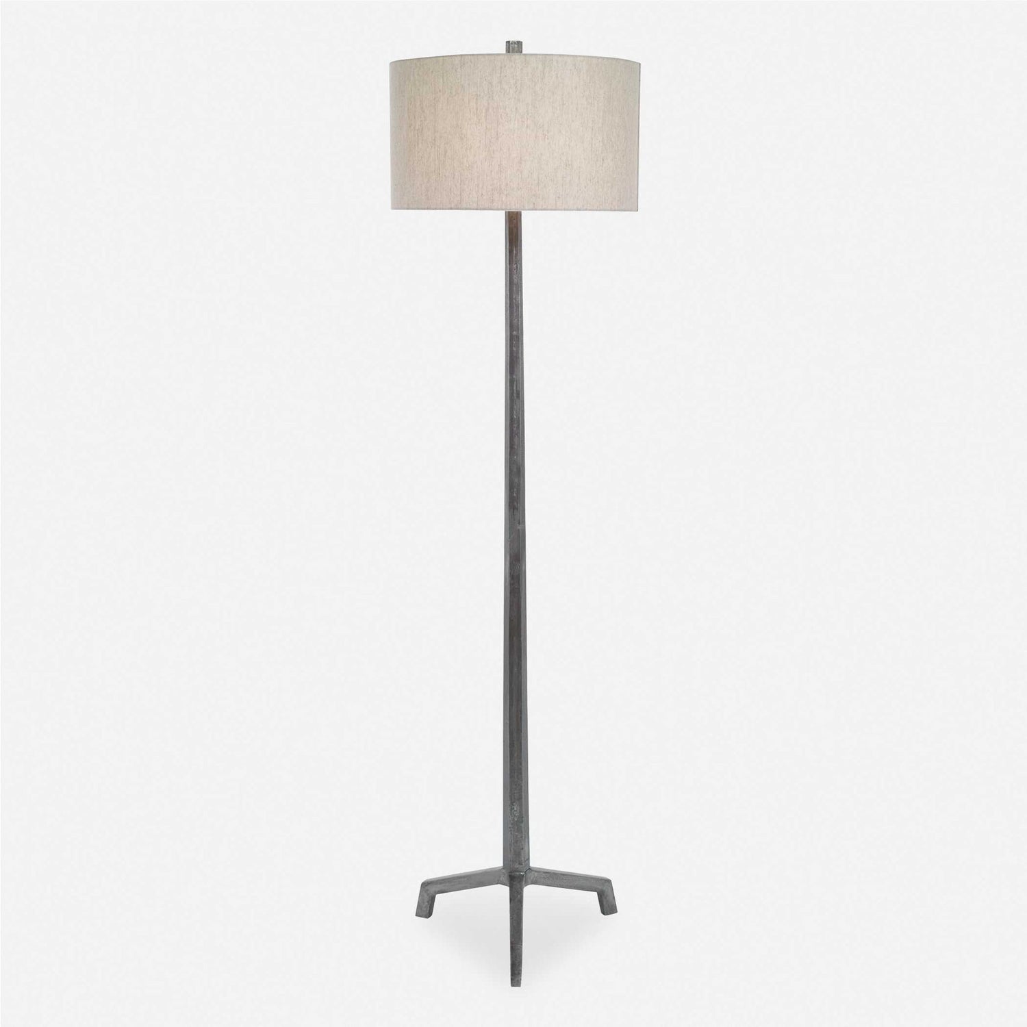 Ivor - Cast Iron Floor Lamp - Dark Gray