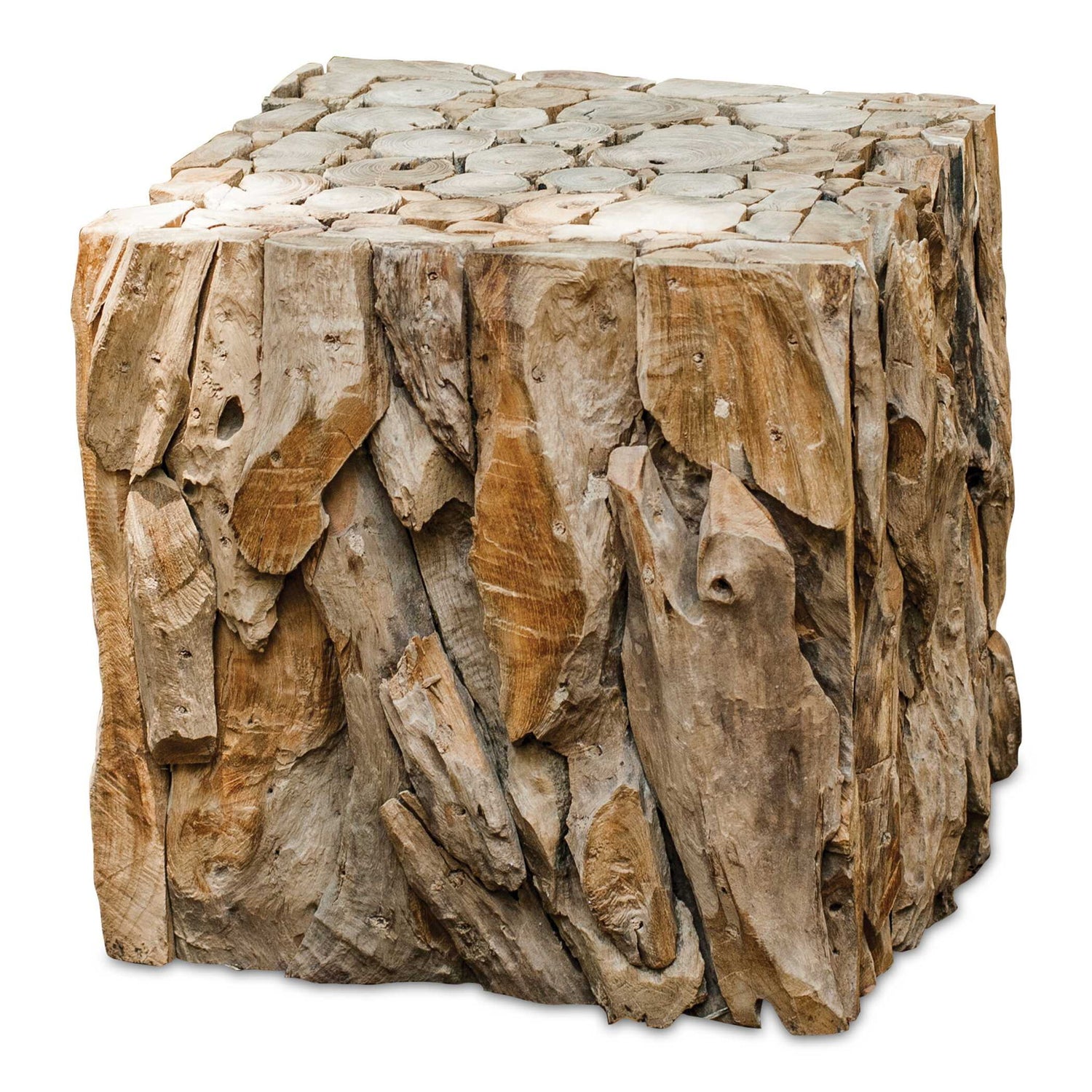 Teak Root - Bunching Cube - Light Brown