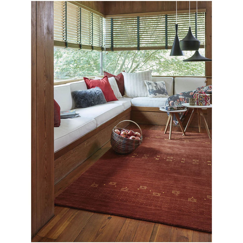 Simply Gabbeh - Hand Loomed Area Rug - Adobe