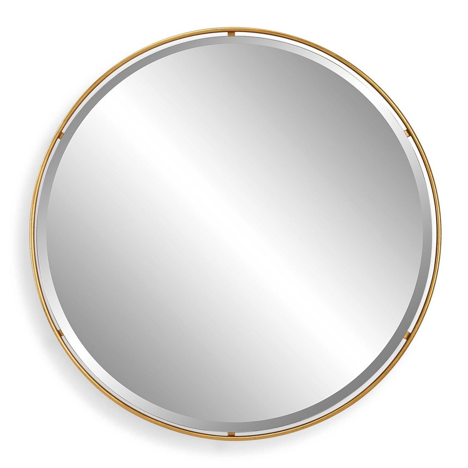 Canillo - Round Mirror - Gold