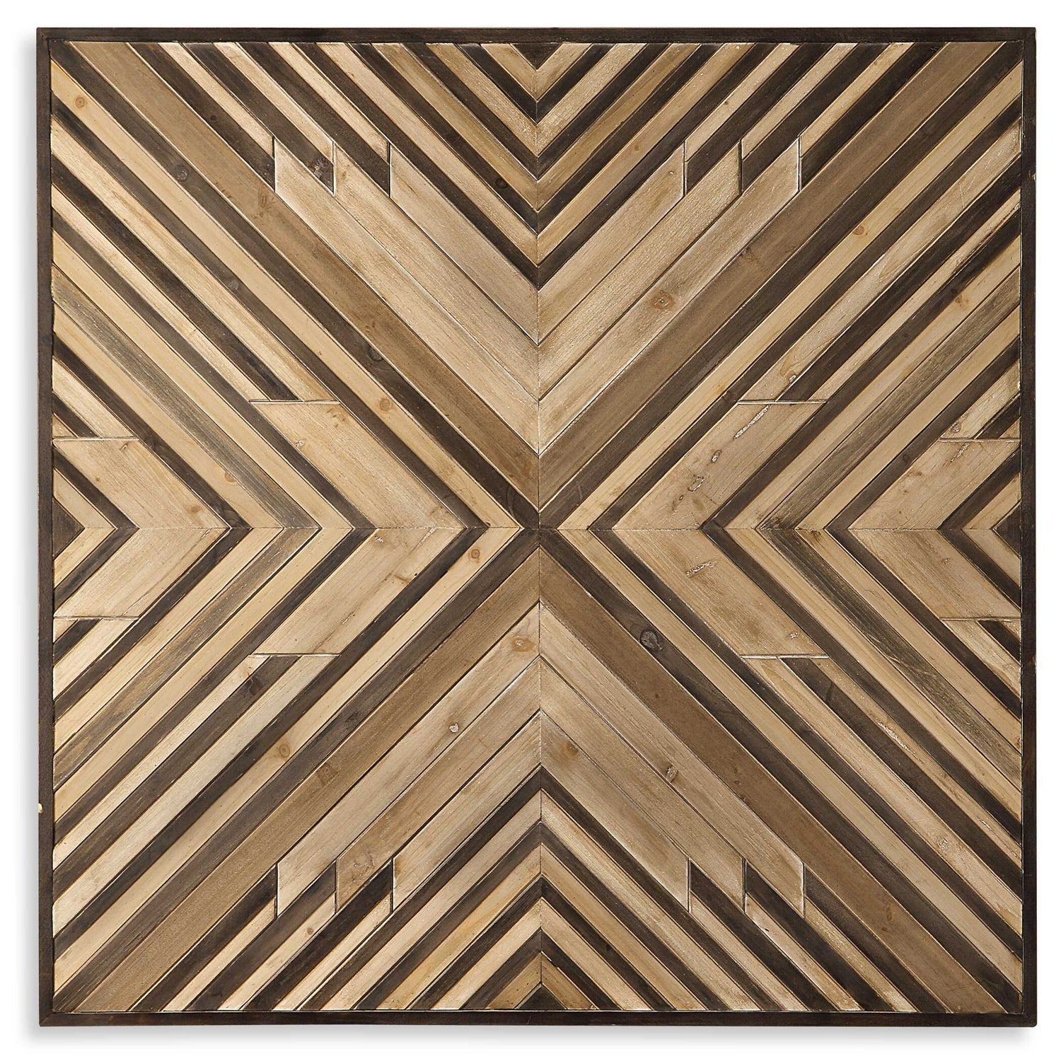 Floyd - Wooden Wall Art - Light Brown