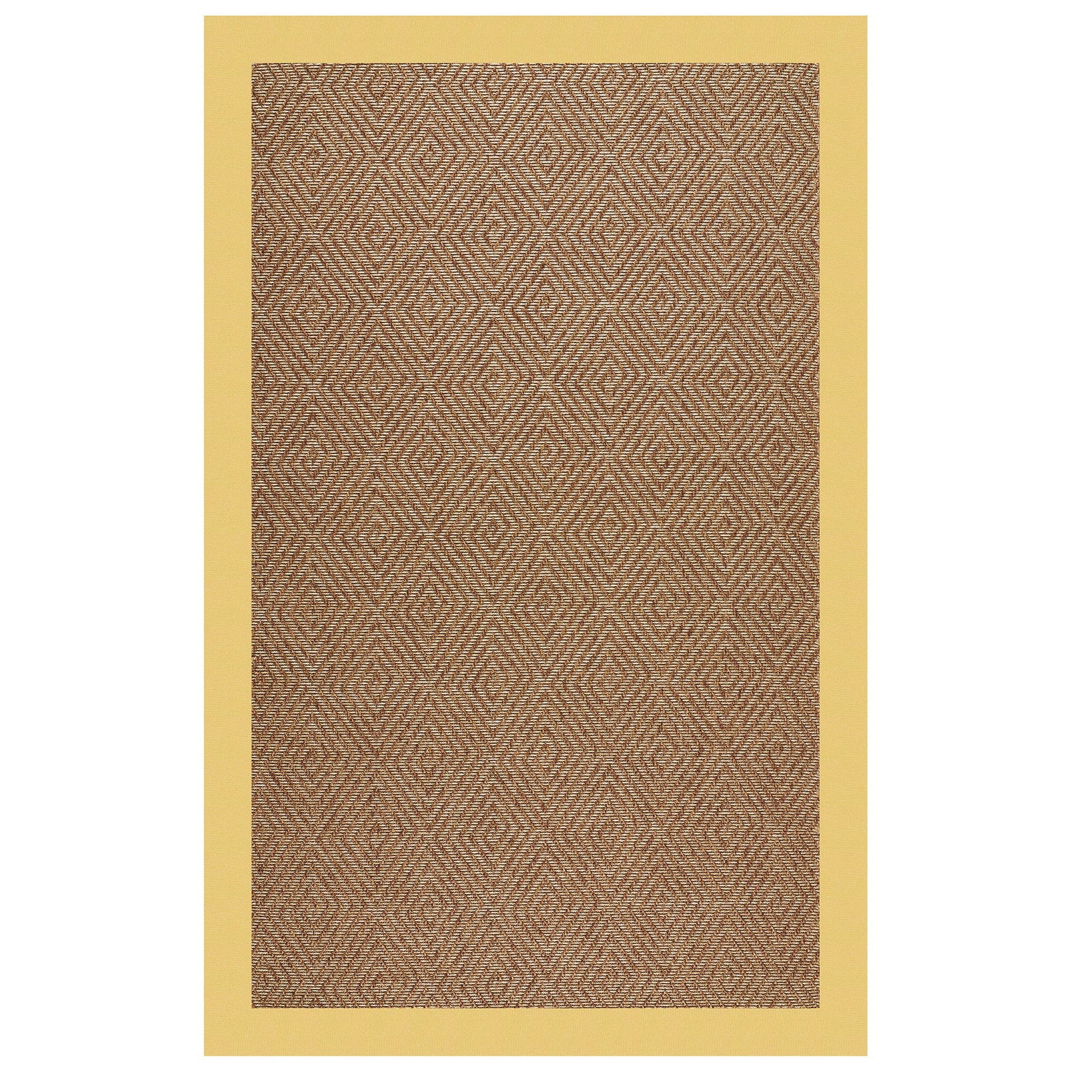 Islamorada-Diamond - 7' 9" x 7' 9" Indoor/Outdoor Bordered Rug