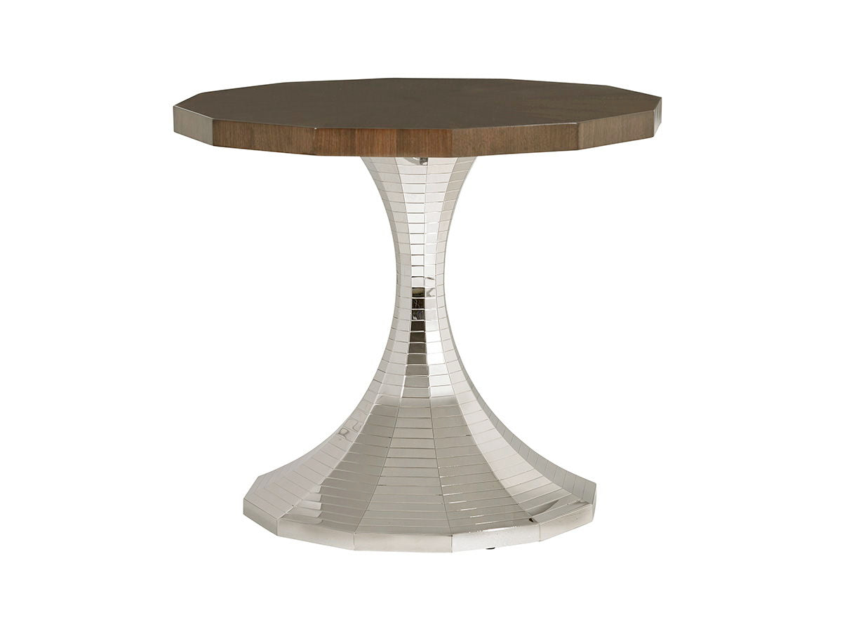 Macarthur Park - Hermosa Center Table - Pearl Silver