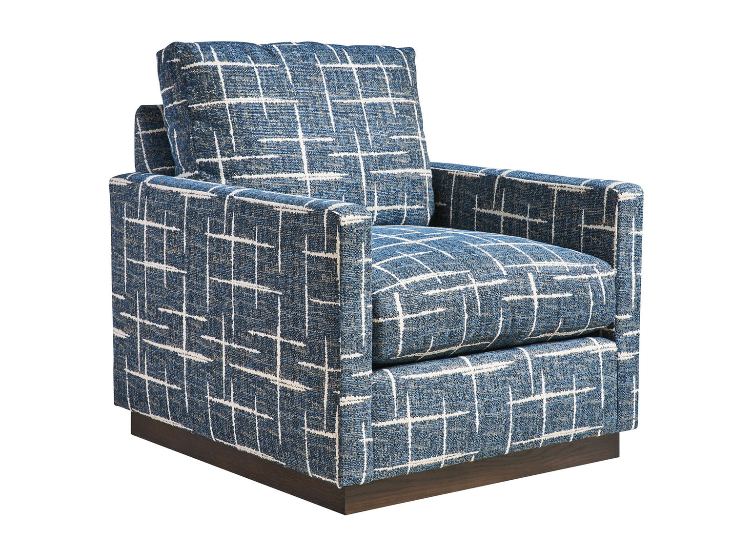 Barclay Butera Upholstery - Meadow View Swivel Chair - Blue