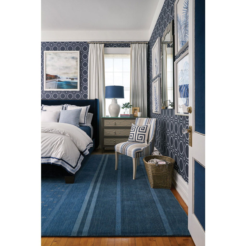 Simply Gabbeh - Hand Loomed Area Rug - Taos Blue