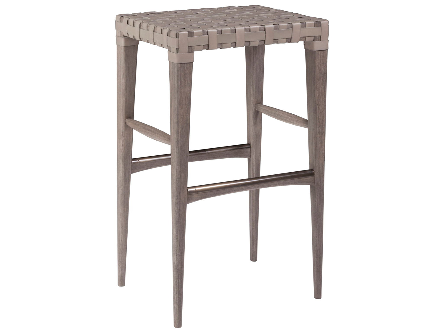 Cohesion Program - Milo Leather Backless Barstool