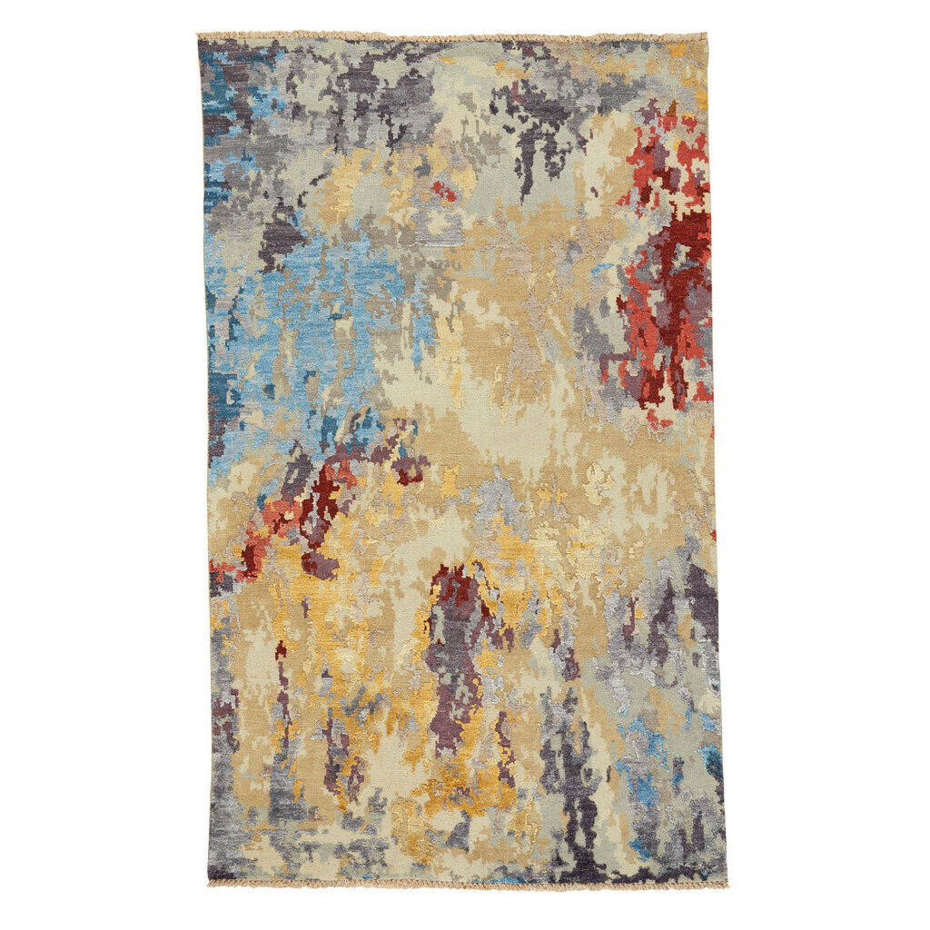 Tasanee - Hand Knotted Rug - Amber Multi