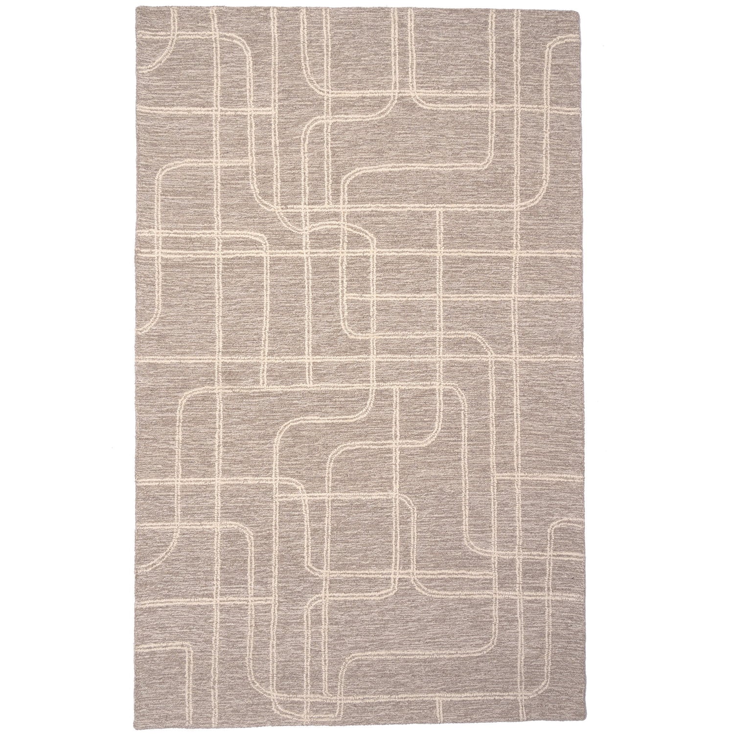 Lineas - Hand Tufted Rug - Graphite