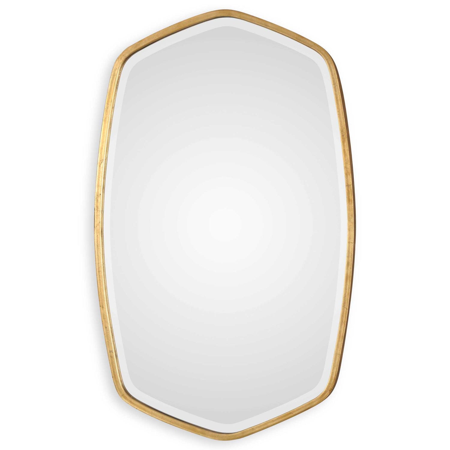 Duronia - Mirror - Antiqued Gold