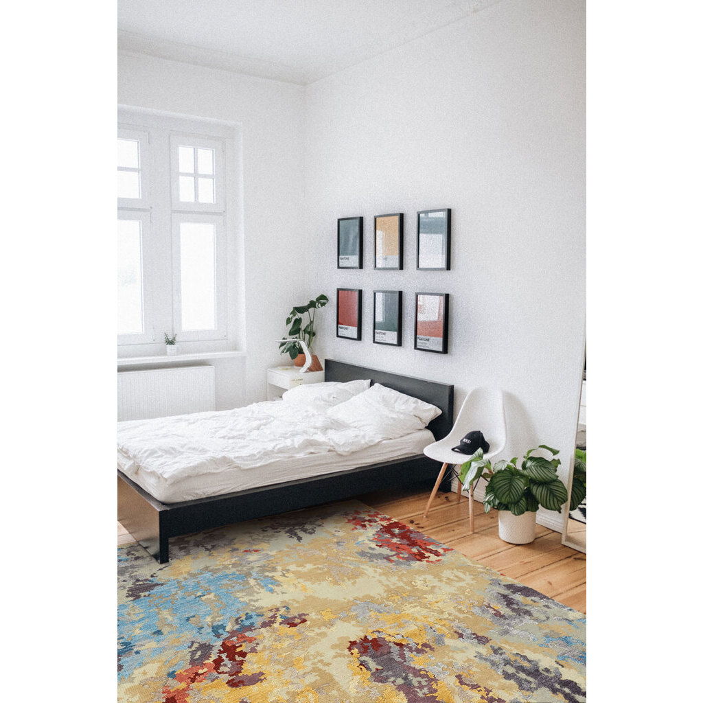 Tasanee - Hand Knotted Rug - Amber Multi