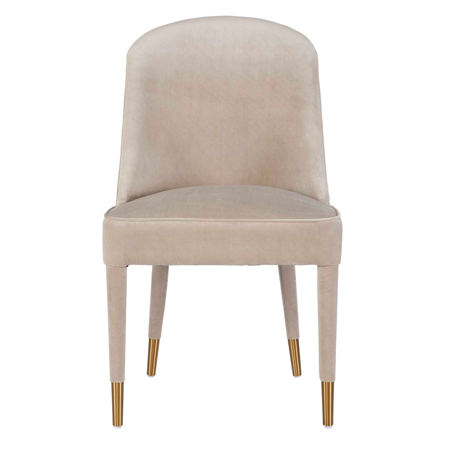 Brie - Armless Chair (Set of 2) - Champagne