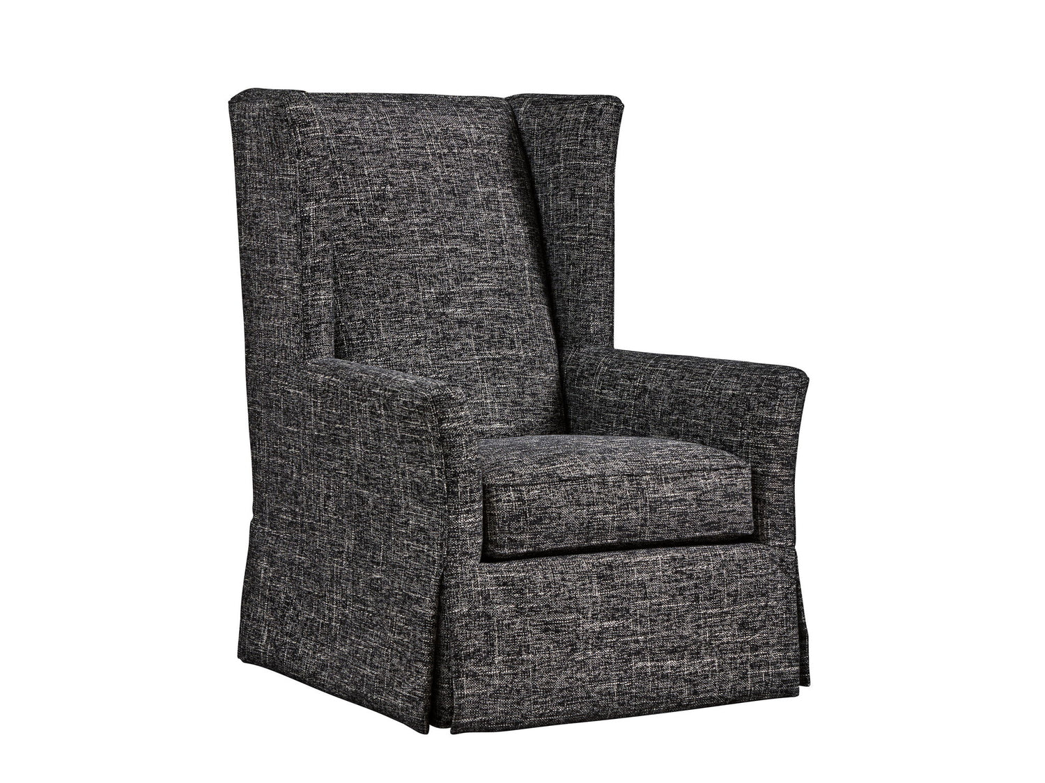 Barclay Butera Upholstery - El Moro Swivel Chair - Dark Gray